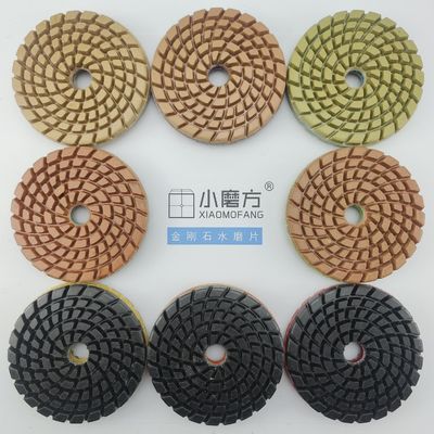 Pad de polimento de resina úmida de diamante de 100 mm para granito e mármore Xiaomofang Pagamento completo