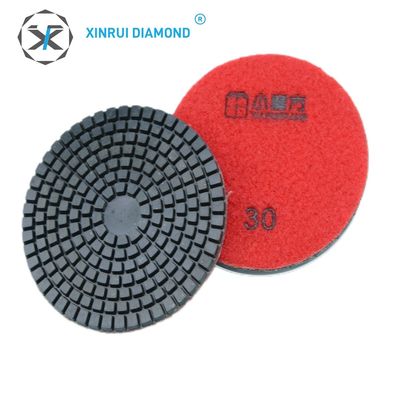 4 pads de polimento flexíveis de diamante molhado para granito, mármore e cerâmica profissional