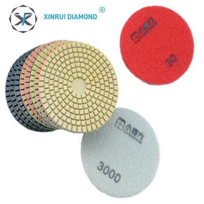 Pedaço de polir piso de diamante seco Metal Nest Pacote Peso bruto 0,740kg Pode personalizar