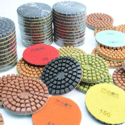 Pedaço de polir piso de diamante seco Metal Nest Pacote Peso bruto 0,740kg Pode personalizar
