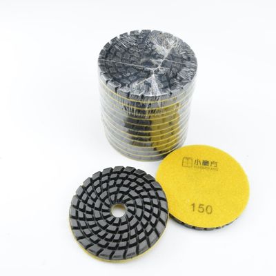 Pad de polimento de resina úmida de diamante de 100 mm para granito e mármore Xiaomofang Pagamento completo