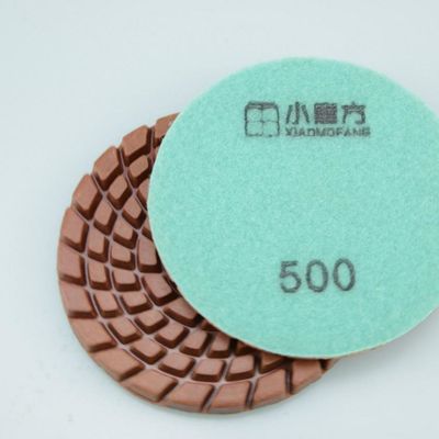 Pad de polimento de resina úmida de diamante de 100 mm para granito e mármore Xiaomofang Pagamento completo