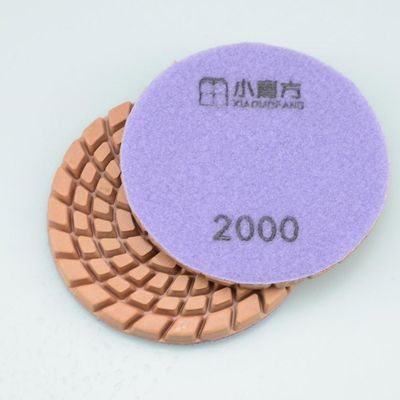 Pad de polimento de resina úmida de diamante de 100 mm para granito e mármore Xiaomofang Pagamento completo