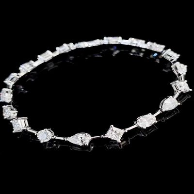 14K Brilliance Lab Homem adulto fez pulseiras de diamante