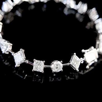 14K Brilliance Lab Homem adulto fez pulseiras de diamante