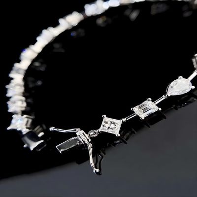 14K Brilliance Lab Homem adulto fez pulseiras de diamante