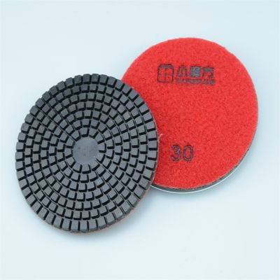 Pads de polimento de diamante de 7 passos de mármore de pedra e granito 50-3000 Grit Design durável e de taça